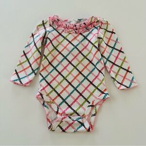 Vera Bradley 6-9 Months Baby Girl Long Sleeve Bodysuit